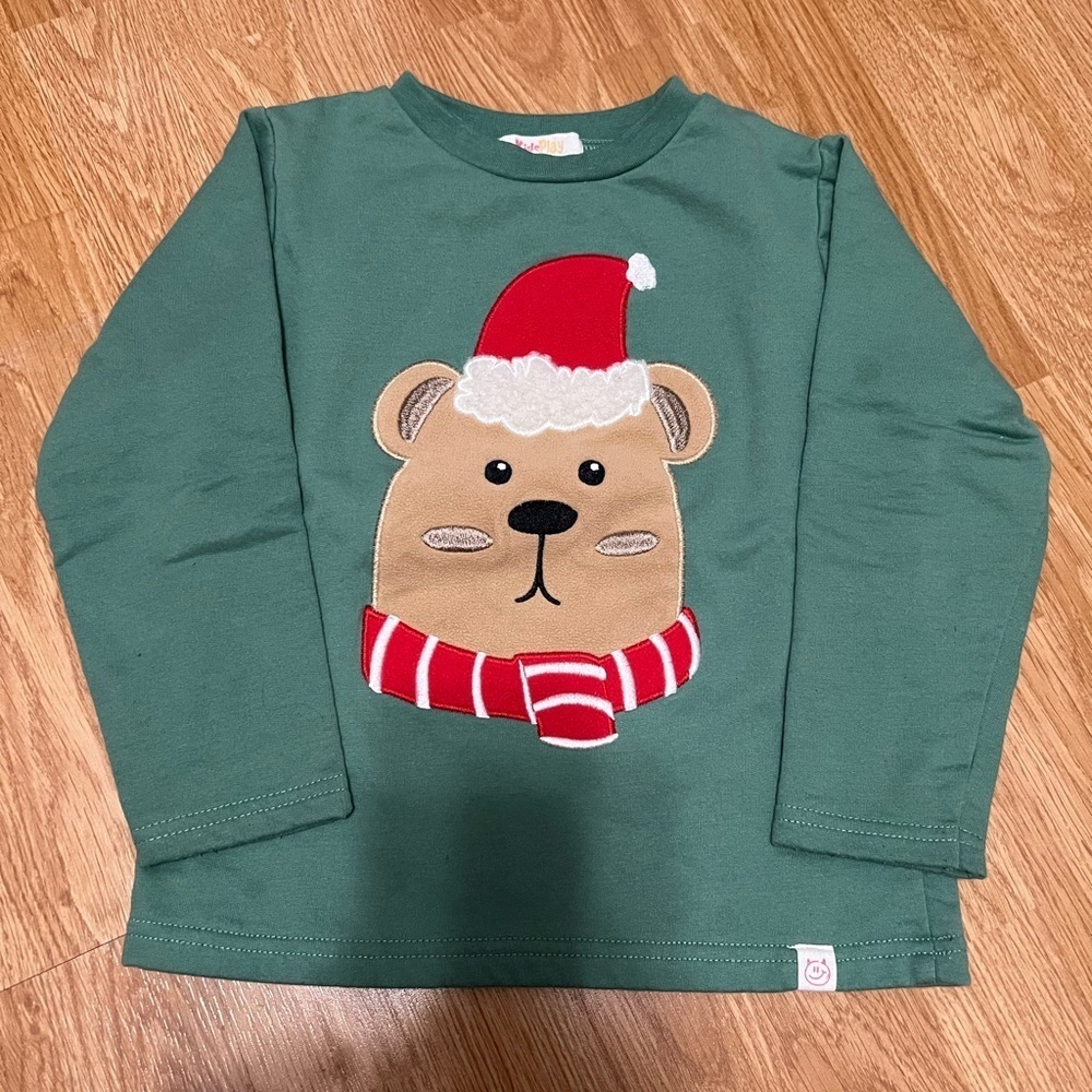 Kids Play Christmas Bear aToddler Set (Size 4T) - Picture 3 of 9